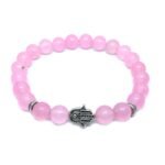 Rose Quartz Hamsa Bracelet