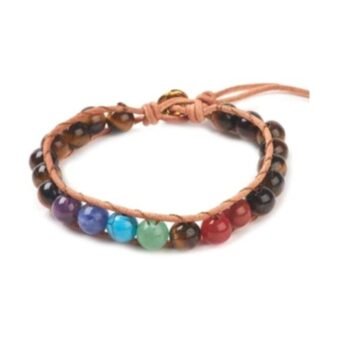 Tiger Eye Chakra Bracelet