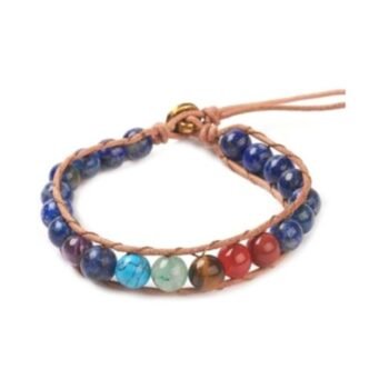 7 Chakra Bracelet With Lapis lazuli