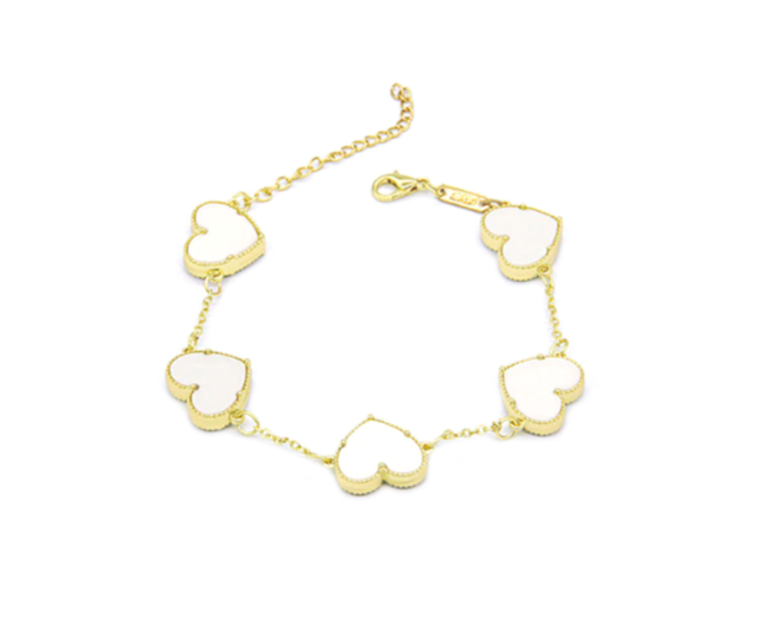 Heart Charm Bracelet