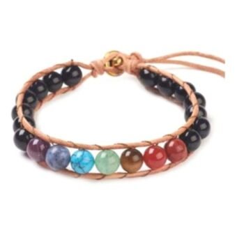 Hematite Chakra Wrap Bracelet