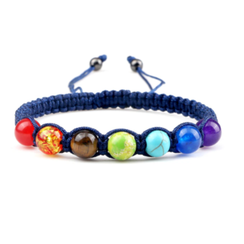 7 Chakra Braided Bracelet