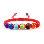 Chakra Braided Bracelet Adjustable