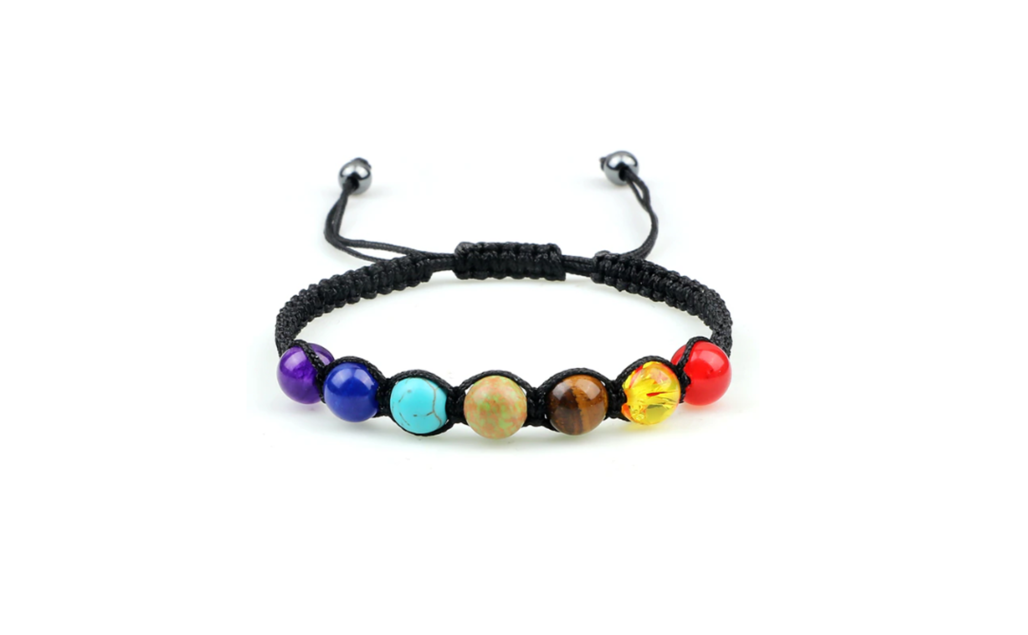 7 Chakra Beads Braided Bracelet