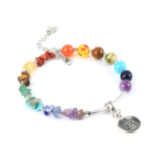 Chakra Stones Charm Bracelet