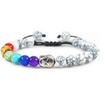 Bracelet 7 Chakras Howlite