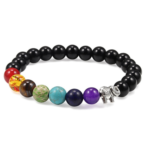 ZCHAK-069 Hematite 7 Chakra Bracelet