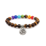 Tiger Eye Chakra Stones Bracelet