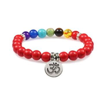 Red Bead Chakra Bracelet