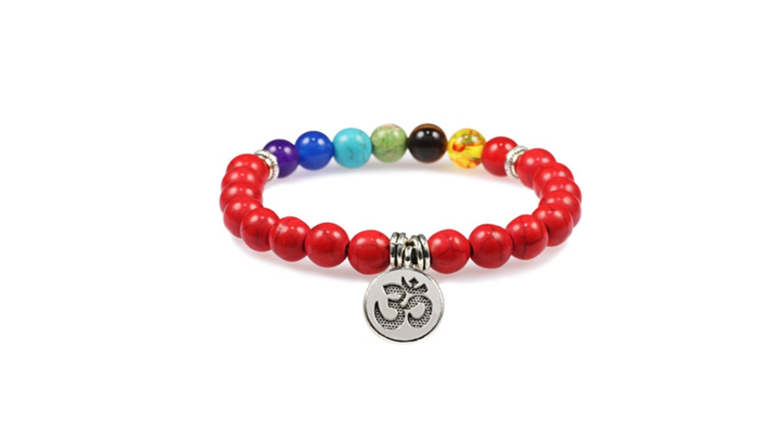 Red Bead Chakra Bracelet