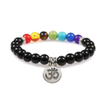 Hematite Seven Chakra Bracelet