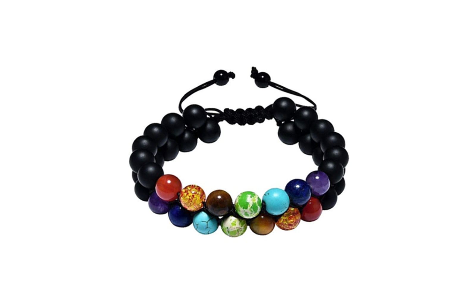 Braided Black 7 Chakra Bracelet