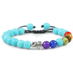 Turquoise-Howlite-Seven-Chakra-Bracelet