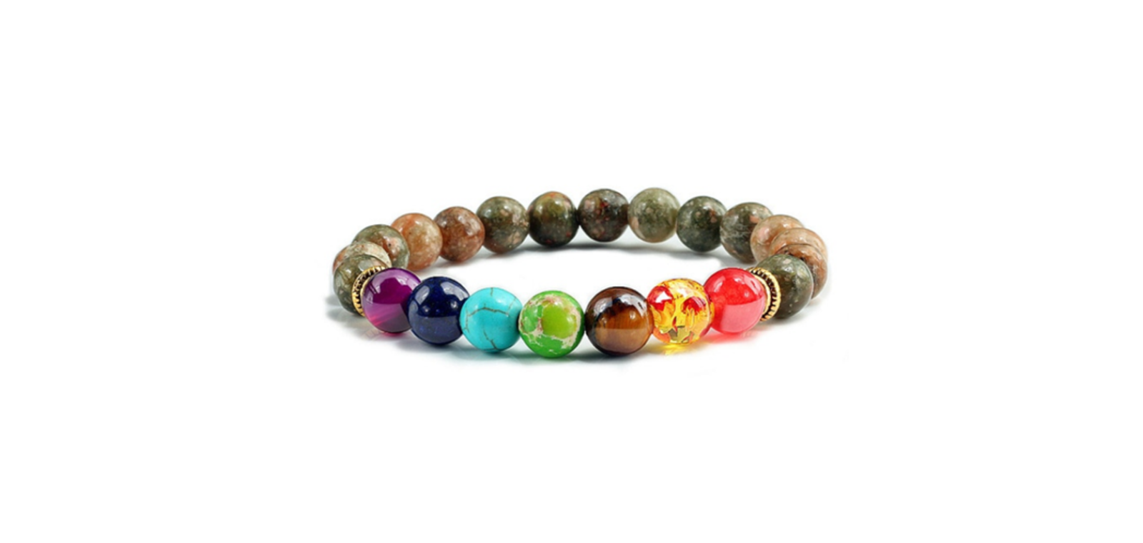 Jasper Picasso Chakra Bracelet