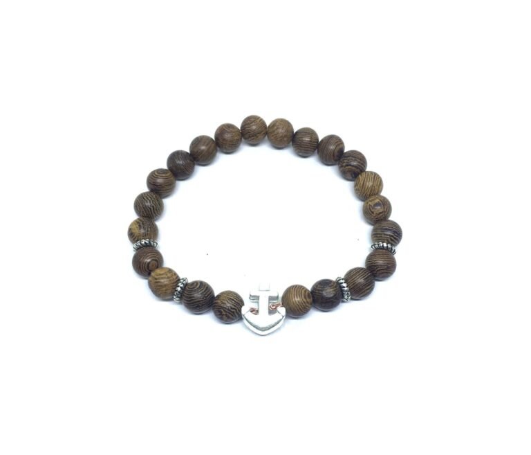 Wooden Anchor Bracelet