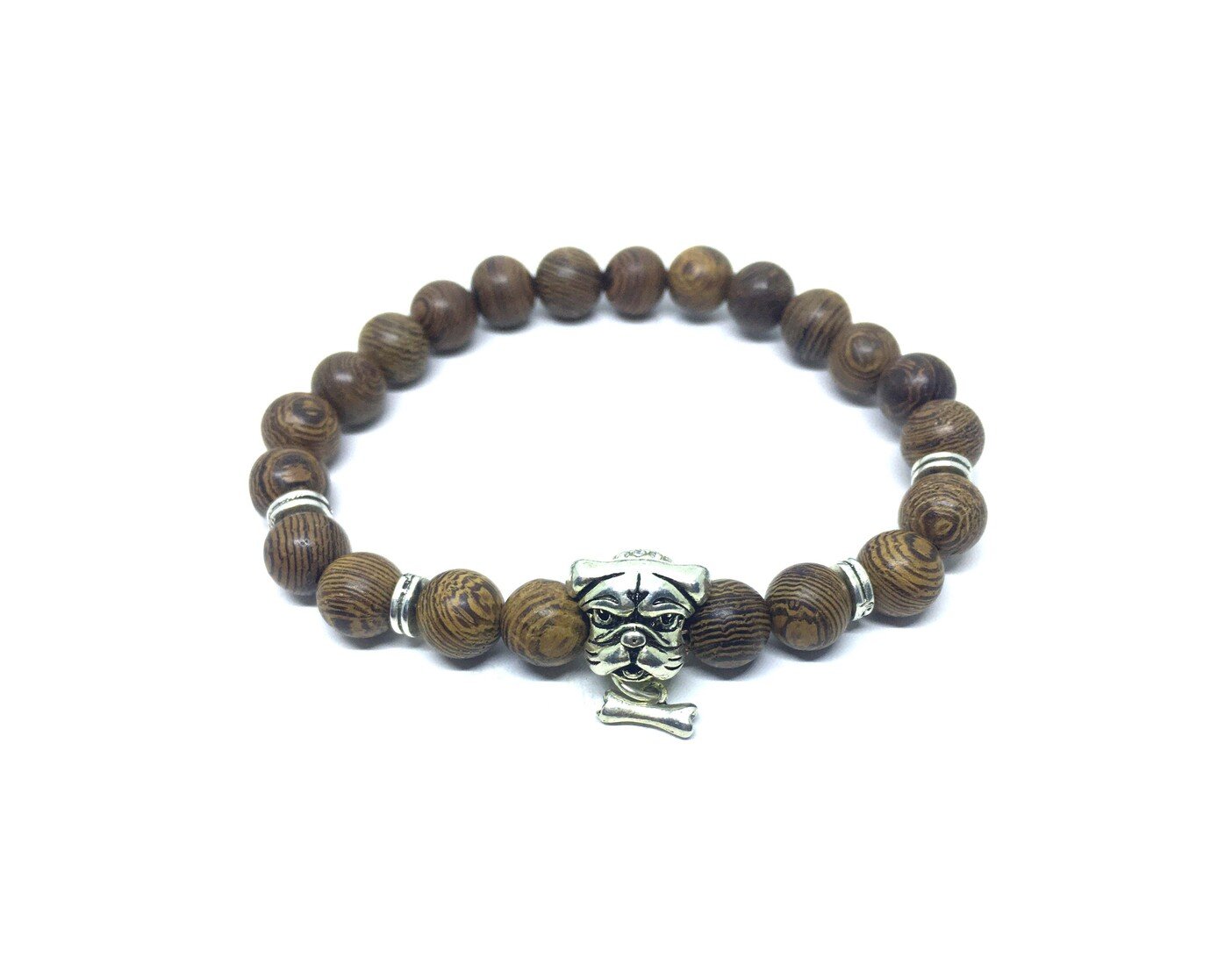 Wooden Dog Bracelet