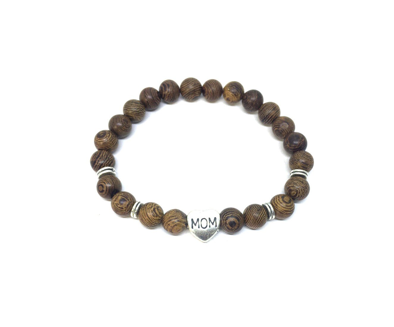 Wooden Mom Bracelet