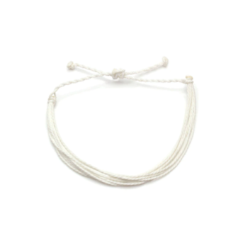 White Waterproof Wax String Bracelet