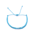 Sky Blue Braided Wax String Bracelet