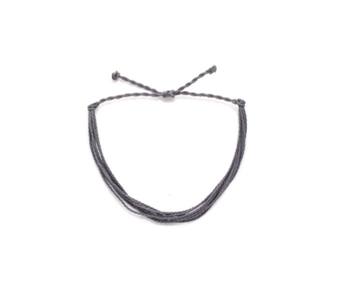 Grey Waterproof Wax String Bracelet