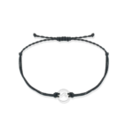 Wave Black String Bracelet