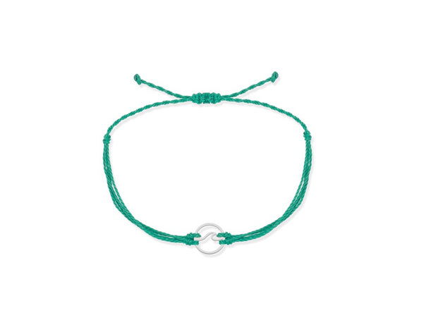 Wave Green String Bracelet