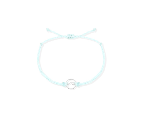 Wave Sky Blue String Bracelet
