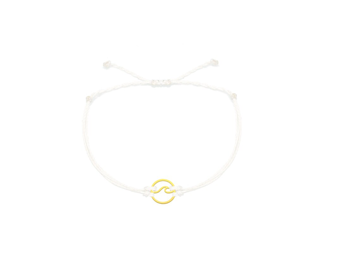 Wave White String Bracelet