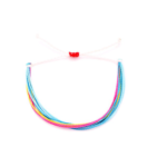 Men Multicolor Wax String Bracelet