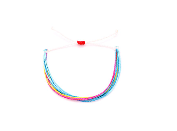 Men Multicolor Wax String Bracelet