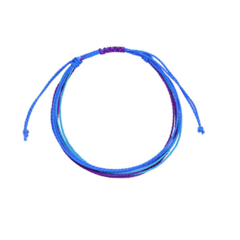 Men Blue String Bracelet