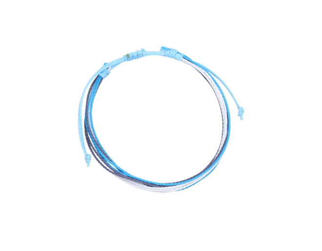 Adjustable Blue String Bracelet