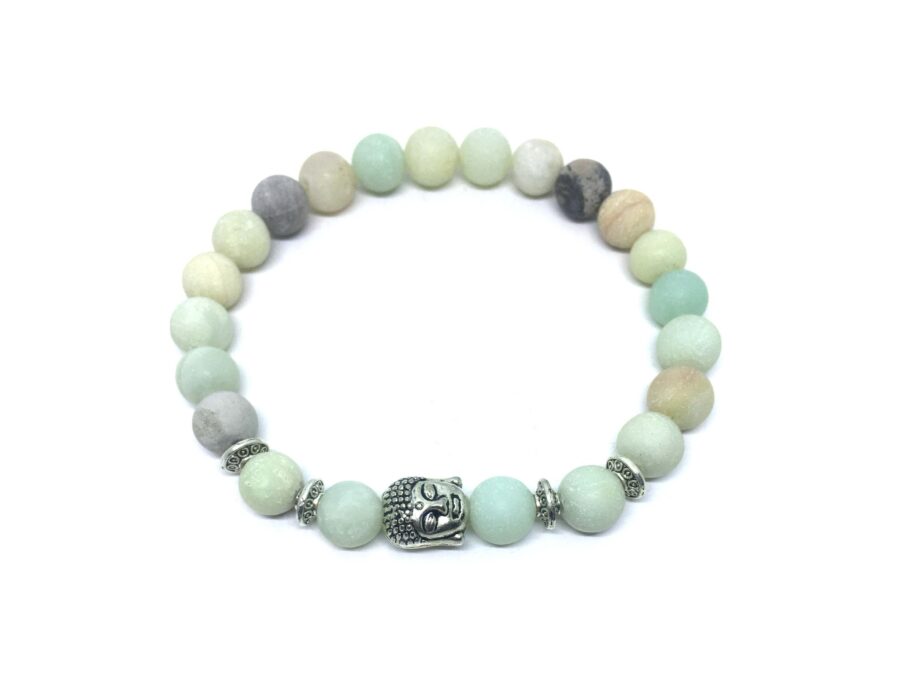 Yoga Amazonite Beads Buddha Bracelet