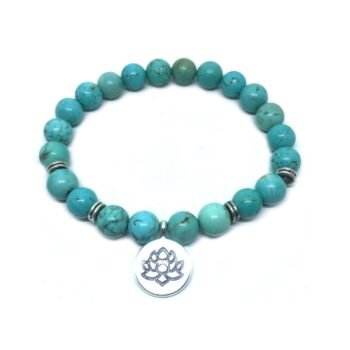 Yoga Turquoise Bead Bracelet