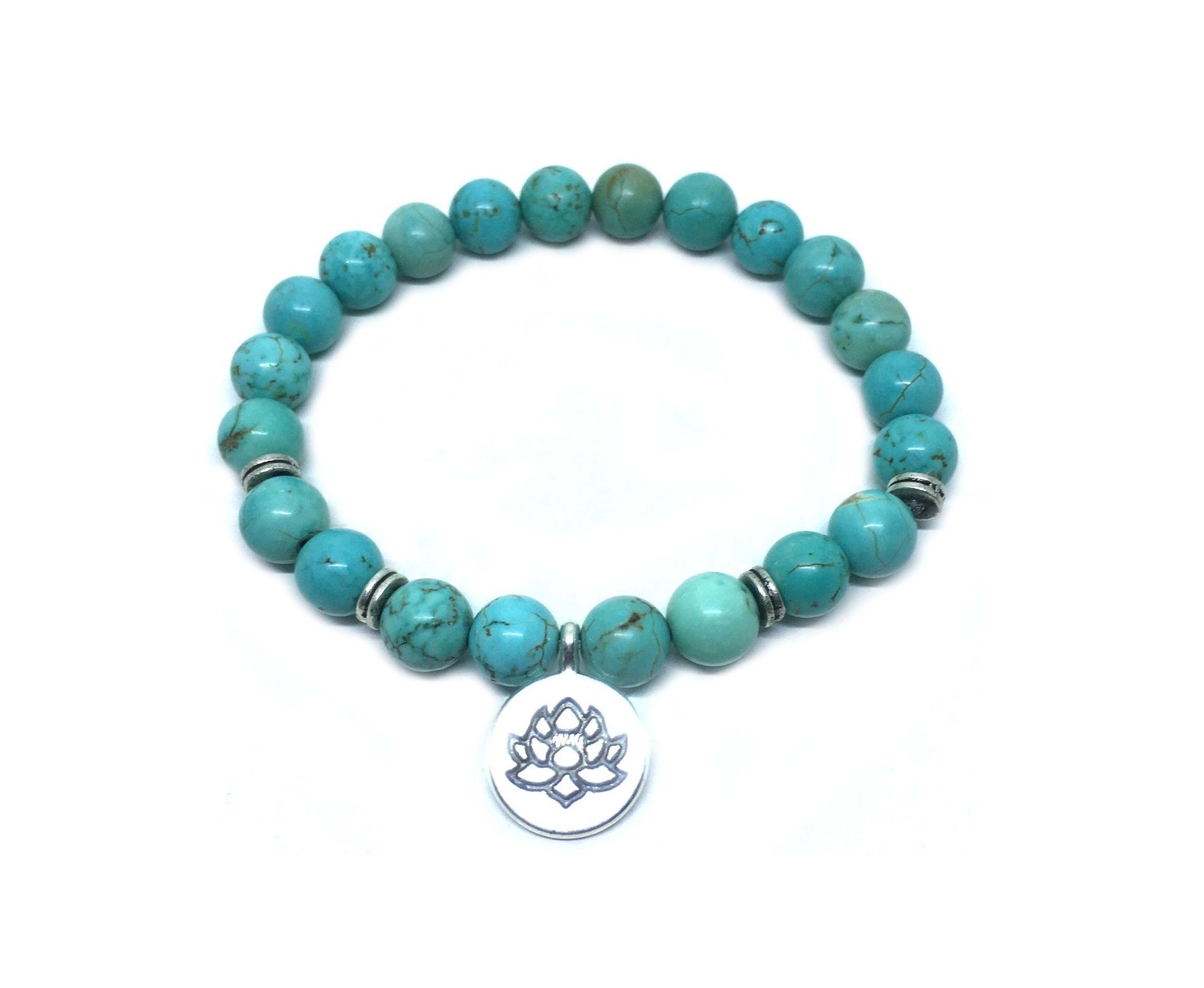 Yoga Turquoise Bead Bracelet