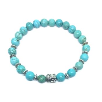 Yoga Turquoise Beads Buddha Bracelet