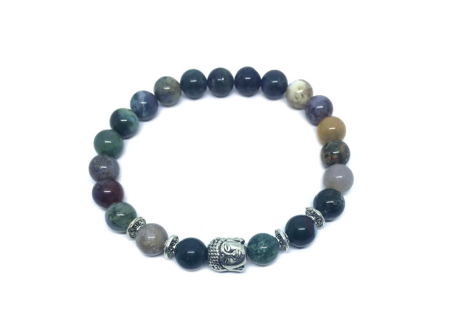 Yoga Agate Beads Buddha Bracelet