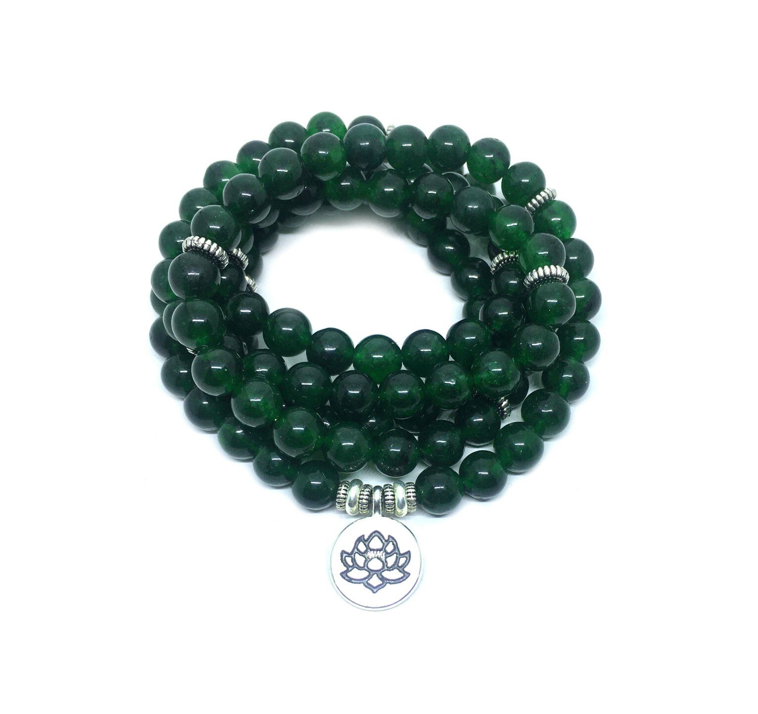 Yoga Jade Beads Prayer Bracelet