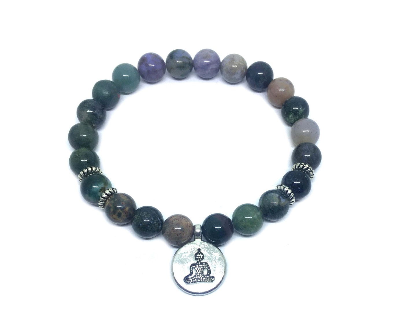 Yoga Natural Agate Beads Bracelet
