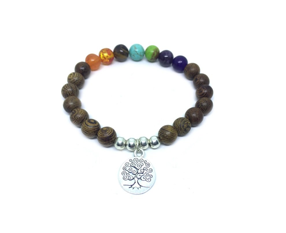 Yoga Natural Stone Chakra Bracelet