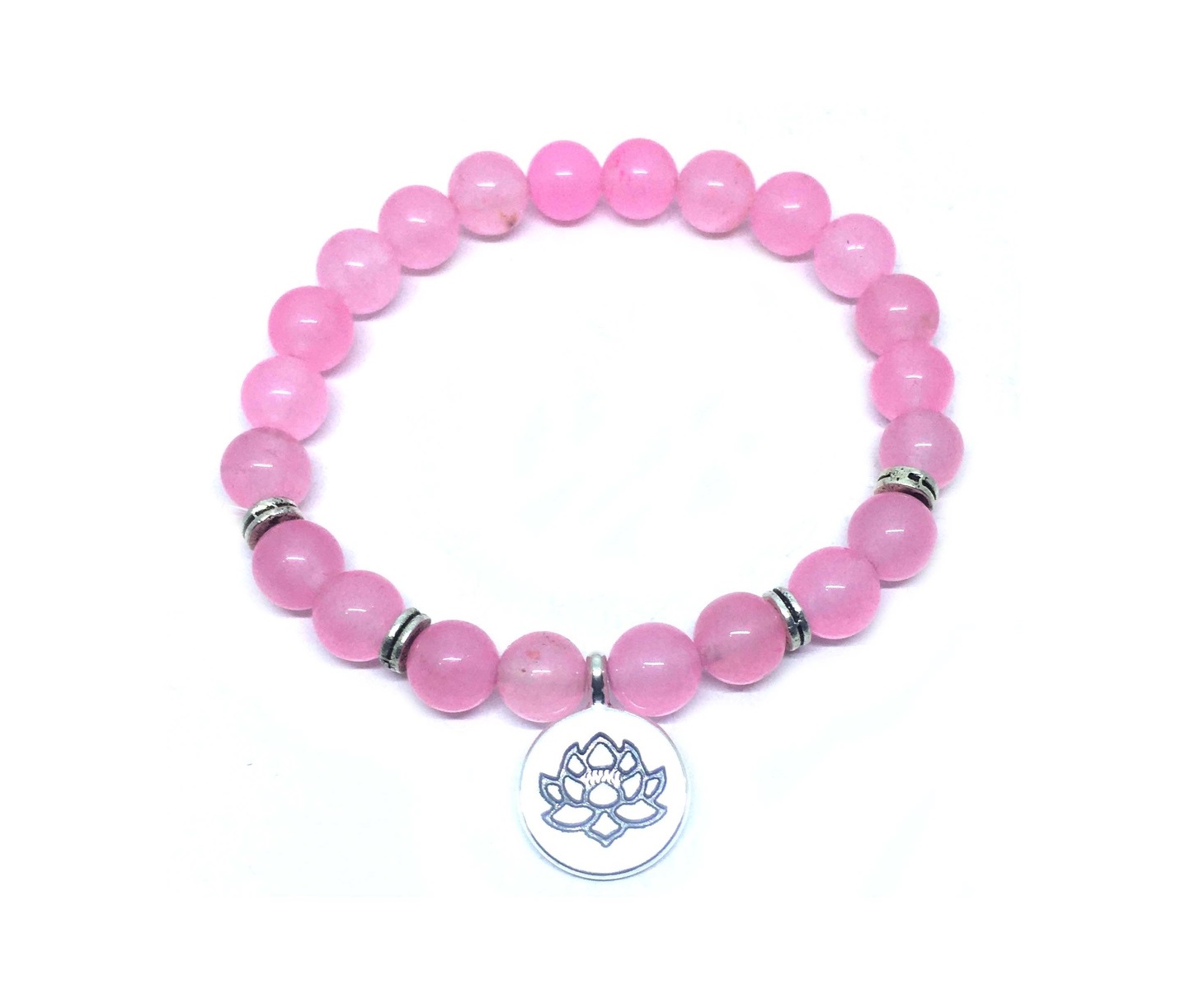 Yoga Rose Quartz Bracelet