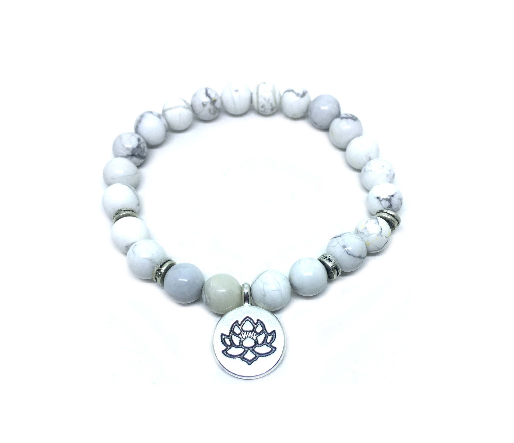 Yoga Howlite Beads Bracelet