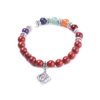 Yoga Seven Chakra Charm Bracelet