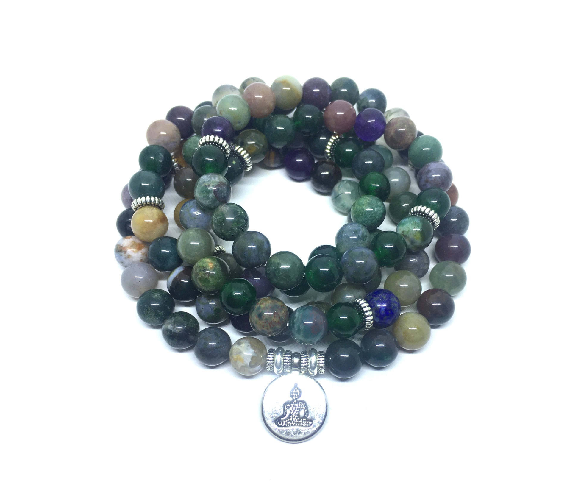 Yoga 108 Agate Beads Bracelet