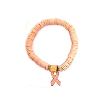 Polymer Clay Bead Heishi Awareness Bracelet
