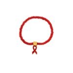 ZAW-016 Purple Bead Awarness Bracelet