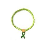 ZAW-017 Green Bead Awarness Bracelet