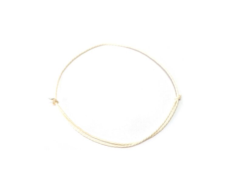 Adjustable white String Bracelet
