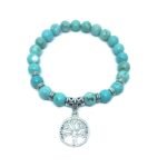 ZLIFE-001 Tree of Life Turquoise Bracelet