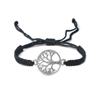 Black Tree Of Life Bracelet